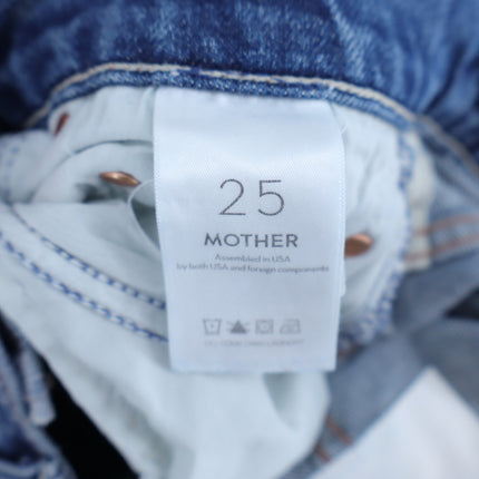 Mother Superior The Insider Jeans Blue Destination Unknown Ankle Women's 25