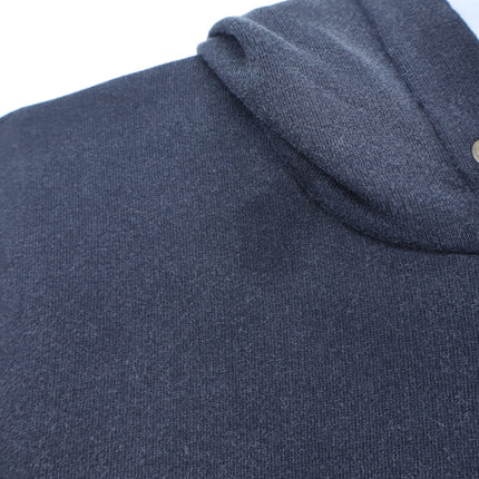 Givenchy Fun Washed Hoodie Black Distressed French Terry Slim Sweatshirt Men's S