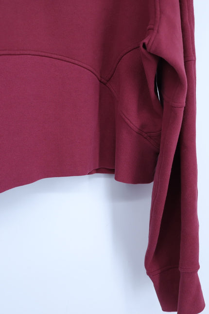 LULULEMON Oversized Scuba Hoodie Mulled Wine Half Zip Sweatshirt Women's XL/XXL