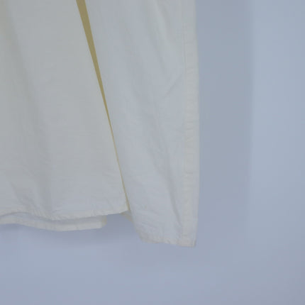 Mille Beja Ruffle Top Ivory Cotton Flutter Sleeve Blouse Women's XXS