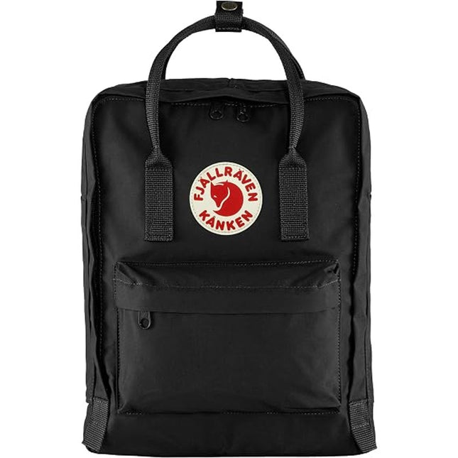 Fjallraven Kanken Classic Backpack Charcoal Black 16L Convertible Bag