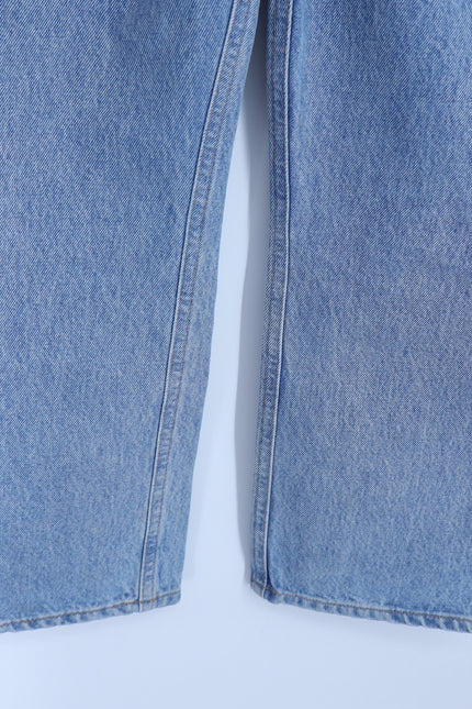 AGOLDE Riley Straight Cropped Jean Renewal Blue Light Wash High Rise Women's 31