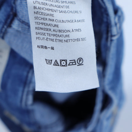 Pilcro and the Letterpress Skipper Cropped Jeans Blue Wash Wide Leg Women's 26