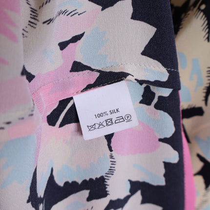 DRIES VAN NOTEN Floral-Print Daze Kaftan Multicolor Silk Slip On Women's M