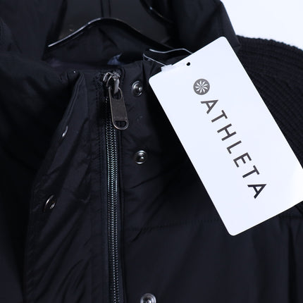ATHLETA Incline Hybrid Jacket NWT Black Lightweight Puffer Women's MT