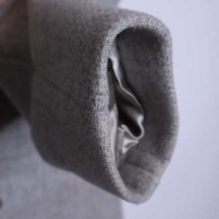 J. CREW Chateau Parka Italian Wool Stadium Cloth Heather Dusk Gray Women's 4