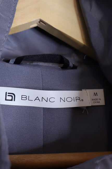 BLANC NOIR Hooded Water Resistance Anorak Jacket Gray Camo Women's M