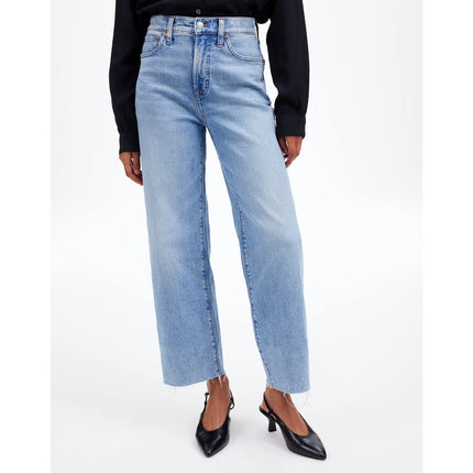 Madewell Perfect Vintage Jeans Blue NWT Altoona Wash Wide Leg Crop Women's 25