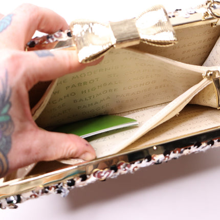 KATE SPADE New York 'All that Glitters' Sequin Emanuelle Clutch in Blush Purse