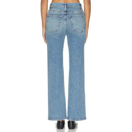 Frame Pixie Arrow Jeans Cloudlet Blue Medium Stonewash NWT Bootcut Women's 30