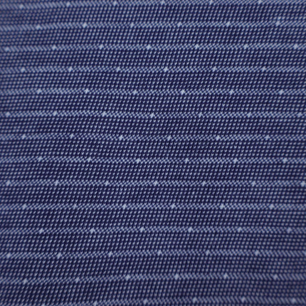 Johnston & Murphy Stripe Polo Shirt Navy Short Sleeve Casual Men's M