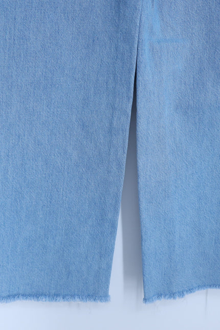 MOTHER The Rambler Jean I'm With The Band Blue Zip Ankle Fray Women's 25