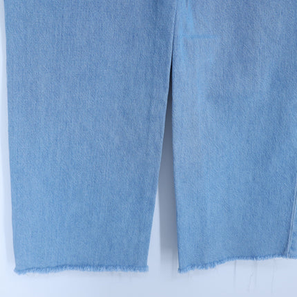 MOTHER The Rambler Jean I'm With The Band Blue Zip Ankle Fray Women's 25