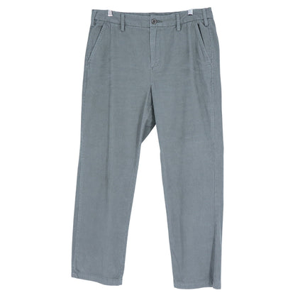 G1 Goods Straight Leg Corduroy Pants Dark Sage Green High Rise Women's 8