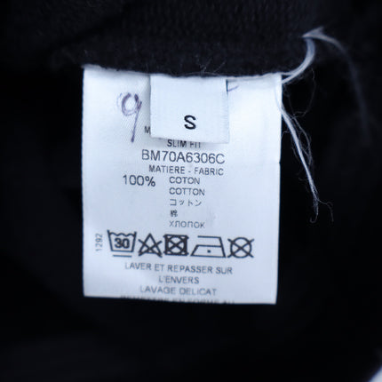 Givenchy Fun Washed Hoodie Black Distressed French Terry Slim Sweatshirt Men's S