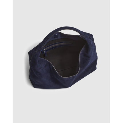 Madewell The Mylie Shoulder Bag Midnight Navy NWT Suede Slouchy Hobo Bag