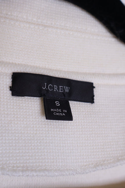 J.CREW Cecile Relaxed Sweater Blazer Ivory One Button Long Sleeve Women's S