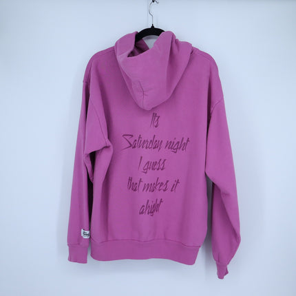 Cloney Purple Rain Corvette Hoodie Prince Pullover Graphic Sweatshirt Women's L