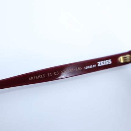 ZEUS+DIONE Artemis II Sunglasses Red Oversized Square Eye Women's