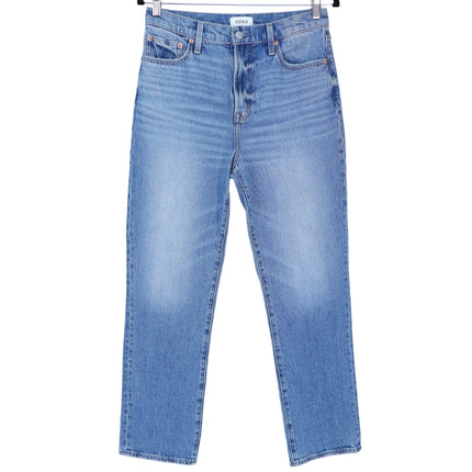 PISTOLA Bri High Rise Jeans Charleston Blue Slim Straight Zip Fly Women's 28