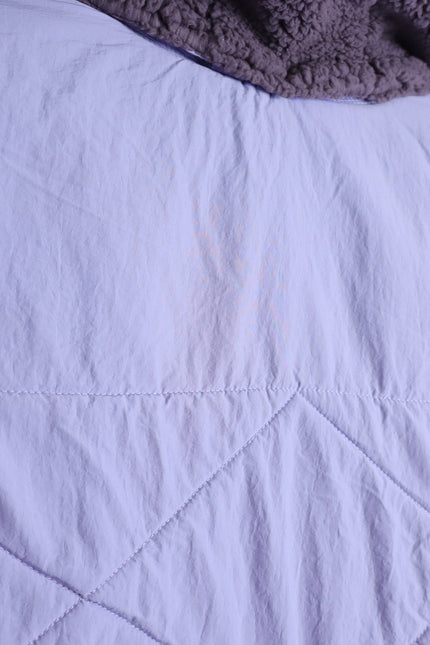 FP MOVEMENT Adventure Awaits Fleece Vest Shark Combo Lavender Women's S