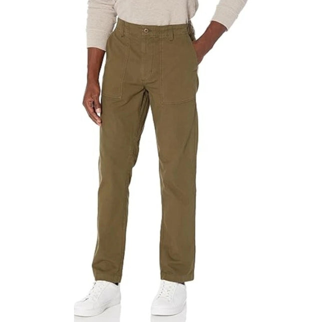 Adriano Goldschmied Wells Cargo Jeans Olive Green Mid Rise Relaxed Men's 34