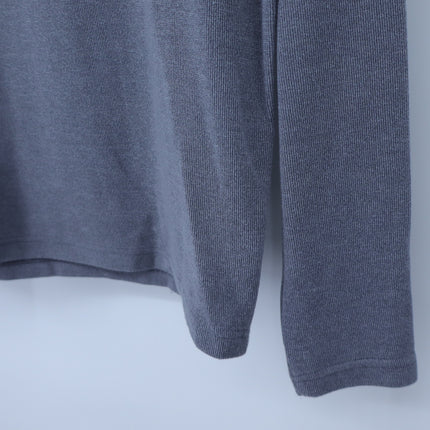 Johnnie-O Dusty Henley Pullover Sweater Graphite Gray Long Sleeve Men's M