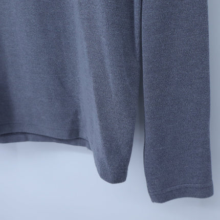 Johnnie-O Dusty Henley Pullover Sweater Graphite Gray Long Sleeve Men's M