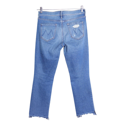 MOTHER Rascal Ankle Snippet Jeans Push The Envelope Blue Light Wash Women's 29