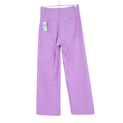 Maeve The Colette Trousers Raspberry NWT Cropped Wide Leg High Rise Women's 26
