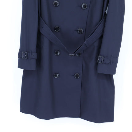 Burberry Kensington Heritage Mid Trench Coat NWT Midnight Blue Belted Women's 6