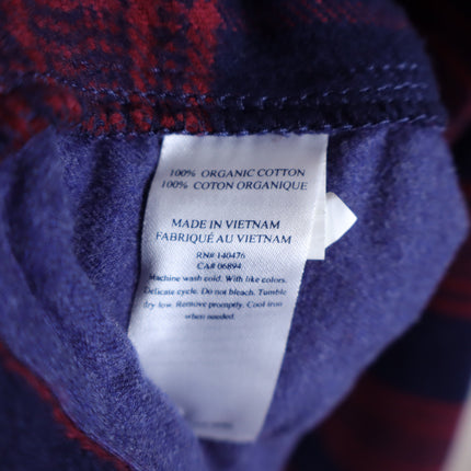 FAHERTY Yukon Brushed Work Shirt NWT Carmine Striped Red Cotton Men's XL