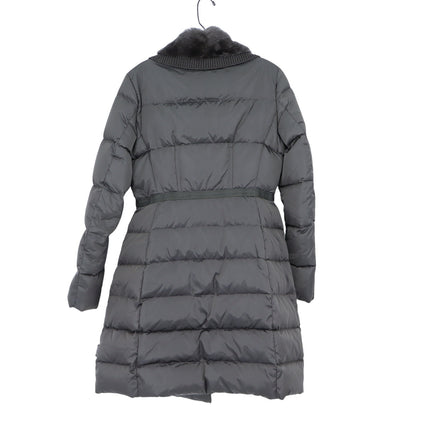 Moncler Alchemille Giubbotto Down Puffer Coat Brown Double Breasted Women's 2/M