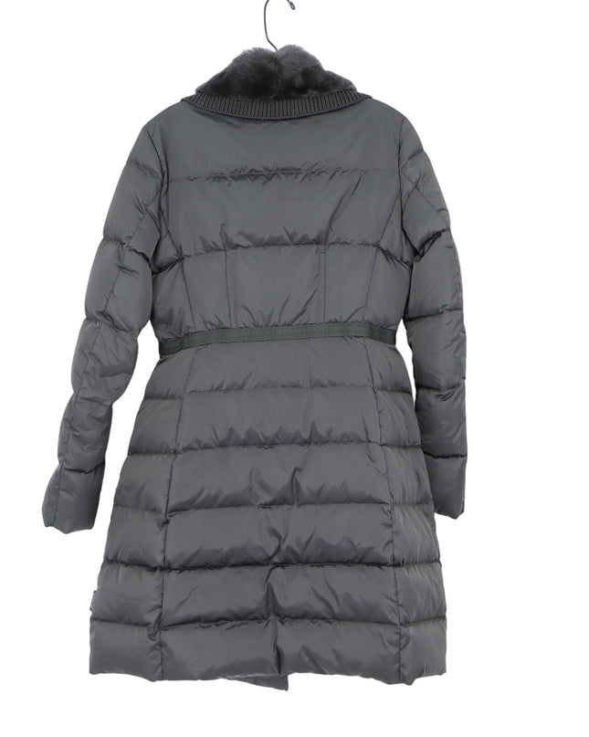 Moncler Alchemille Giubbotto Down Puffer Coat Brown Double Breasted Women's 2/M