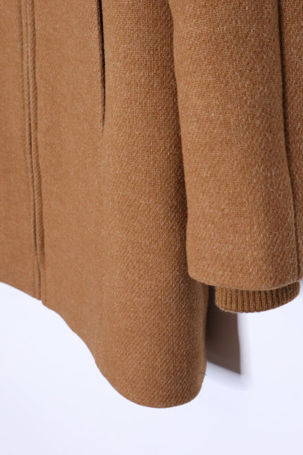 J. CREW Lodge Coat Italian Stadium Wool Jacket Heather Acorn Quilted Women's 0