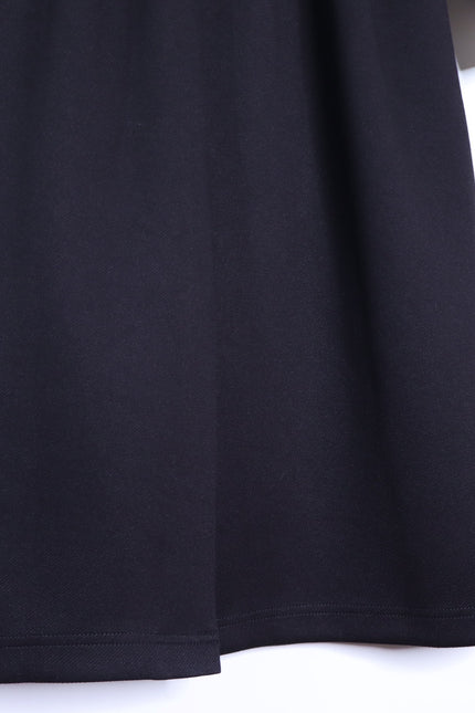 JESSIE LIU Ponte Midi Dress Black Printed Sleeves Tailored Fit Women's XS