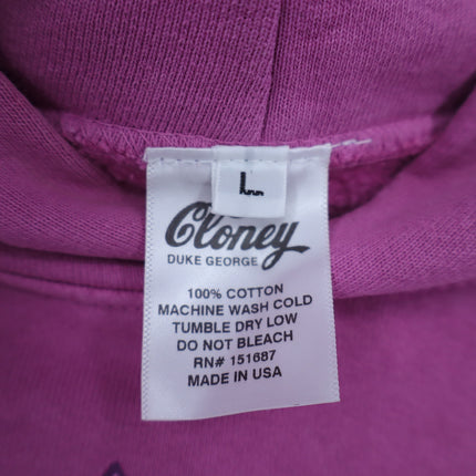 Cloney Purple Rain Corvette Hoodie Prince Pullover Graphic Sweatshirt Women's L
