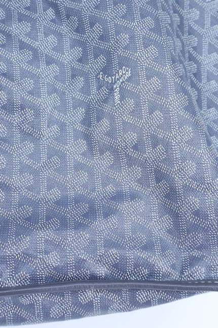 GOYARD Saint Louis GM Tote Bag Gray Coated Canvas with Removable Pouch