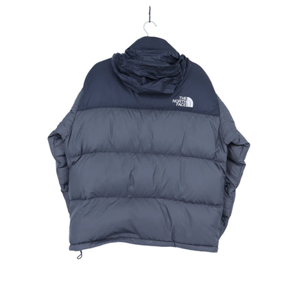 The North Face Nuptse 700 Puffer Down Jacket Gray Vintage 1990s Quilted Men's L