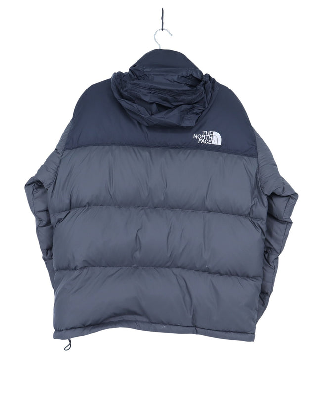 The North Face Nuptse 700 Puffer Down Jacket Gray Vintage 1990s Quilted Men's L