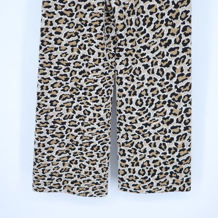 Maeve The Ettie Wide Leg Jeans Leopard Edition Crop High Rise Women's 25
