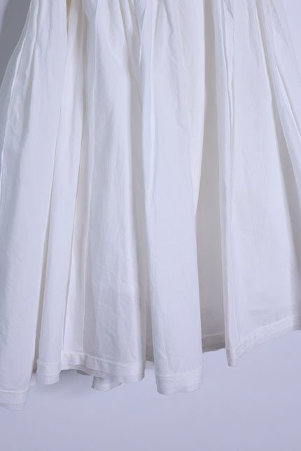ULLA JOHNSON NWT Jessa Mini Dress Pristine White Pleated Cotton Poplin Women's 2