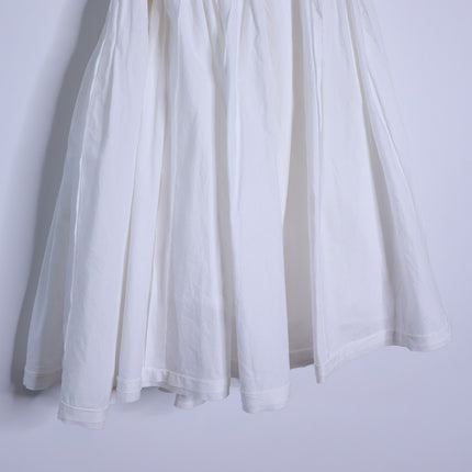 ULLA JOHNSON Jessa Mini Dress NWT Pristine White Pleated Cotton Poplin Women's 2