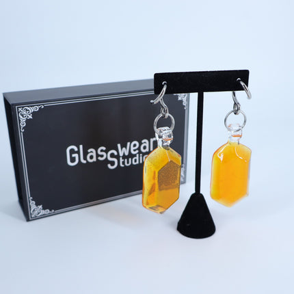 Glasswear Studios Fantasy Orange Rupee Weights 10g/2.5mm Artisan Hangers