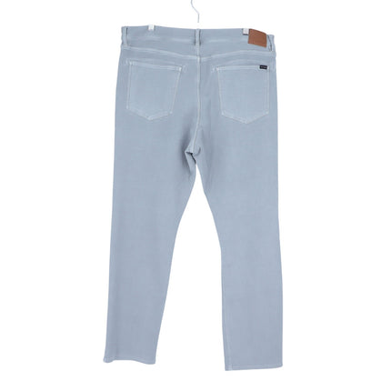 7Diamonds Generation 5-Pocket Pants Grey Slim Straight Cotton Men's 36X30
