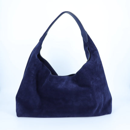 Madewell The Mylie Shoulder Bag Midnight Navy NWT Suede Slouchy Hobo Bag