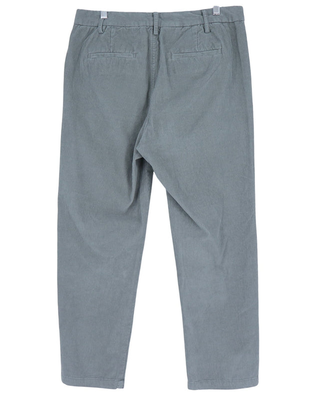 G1 Goods Straight Leg Corduroy Pants Dark Sage Green High Rise Women's 8