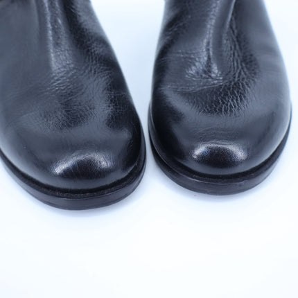 KATE SPADE Sabina Moto Ankle Boot Black Leather Double Buckle Women's 7