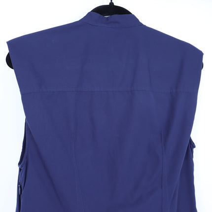 RAG & BONE Louisa Twisted Mini Dress Navy Sleeveless Cotton Poplin Women's 8
