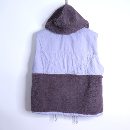 FP MOVEMENT Adventure Awaits Fleece Vest Shark Combo Lavender Women's S